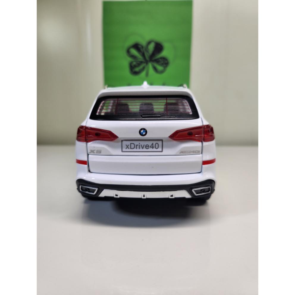 1:Модель автомобиля-игрушка BMW X5 SUV, литая, масштаб 1:24 - Белый