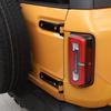 For -2024 Ford Bronco Gloss Black Look Rear Tailgate Door Hinge Cover Trim