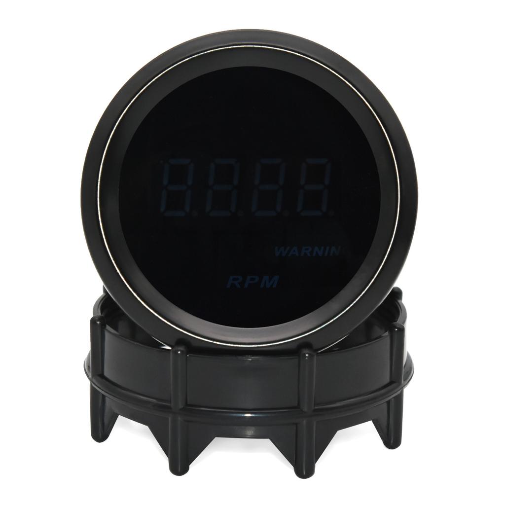 2"; 52mm Car Digital Turbo Boost Gauge PSI BAR Water Temp Oil Temp Oil Pressure Gauge Voltmeter EGT Tachometer RPM Gauge Car