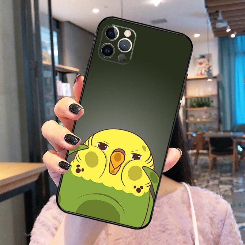 Чехол для телефона Chubby Cockatiels Parrotlets для iPhone 14 Pro Max XS X XR, чехол для iPhone 13 12 Mini 11 Pro Max 7 8 Plus