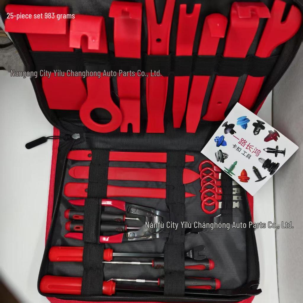 Набор монтировок и отверток для ремонта автомагнитол – 19/20/25/38/40/439 шт. с сумкой для инструментов