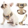PUPTECK Dog Harness and Leash Easy To Put On and Take Breathable No Gentle On the Walking Senior Suitable for and Large Dogs XS Set, Adjustable, Off,