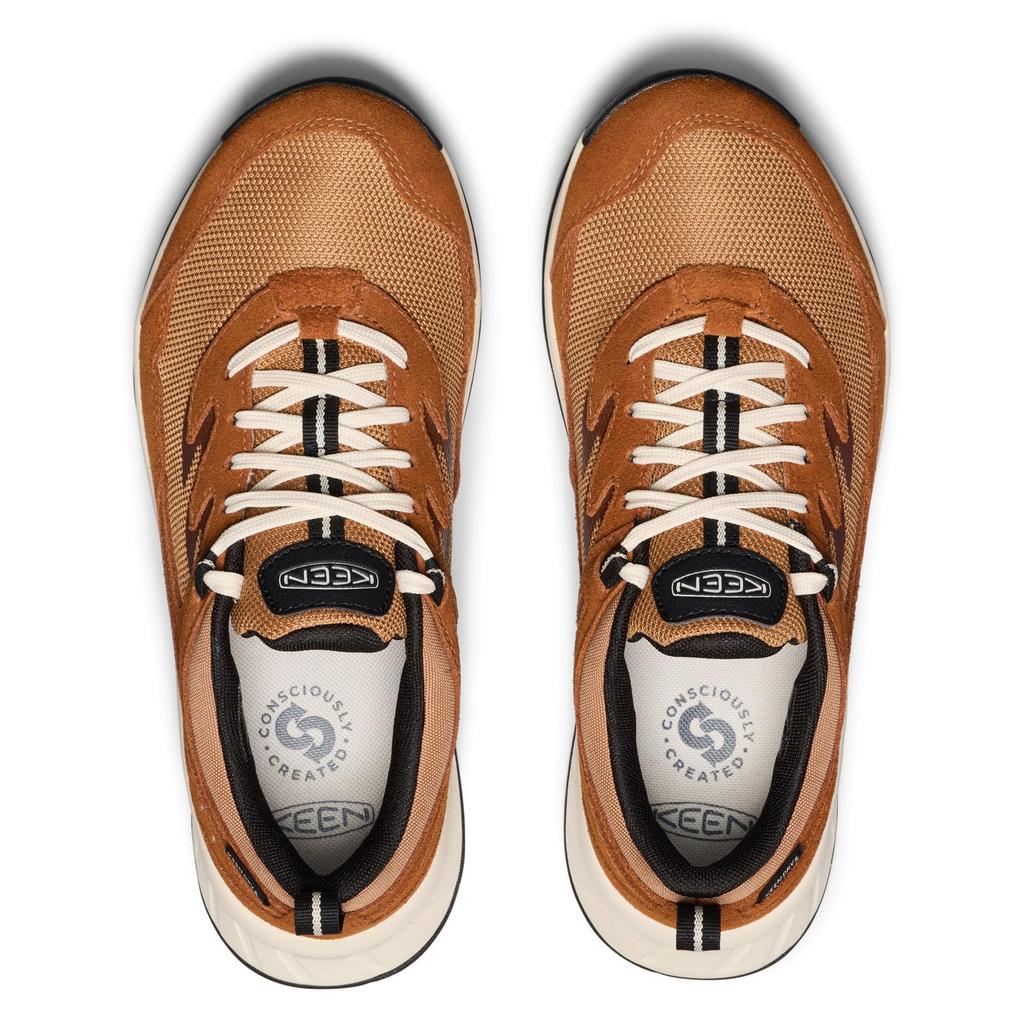 Highrail WP Trekking Roasted cm [KEEN] Shoes, Waterproof, Women's, Pecan/Chipmunk, 24.5