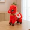 Kawaii Cartoon Steed Doll Fluffy Zodiac Pony Figurine Cute Mascot Dolls  Home Decoration