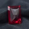Natural Red Ruby 9.45ct Emerald Cut Certified Loose Gemstone