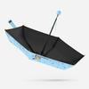 Olycat Cartoon Kitten Small Five-Fold Umbrella Rain Dual-Use Umbrella Black Glue UV Protection Sun Umbrella for Women