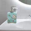 Chinese Style Ceramic Soap Bottle Refillable Shampoo Container Hand Soap Dispenser  Bathroom