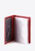 Wittchen Men's Leather Business Card Case Red Red Genuine Leather