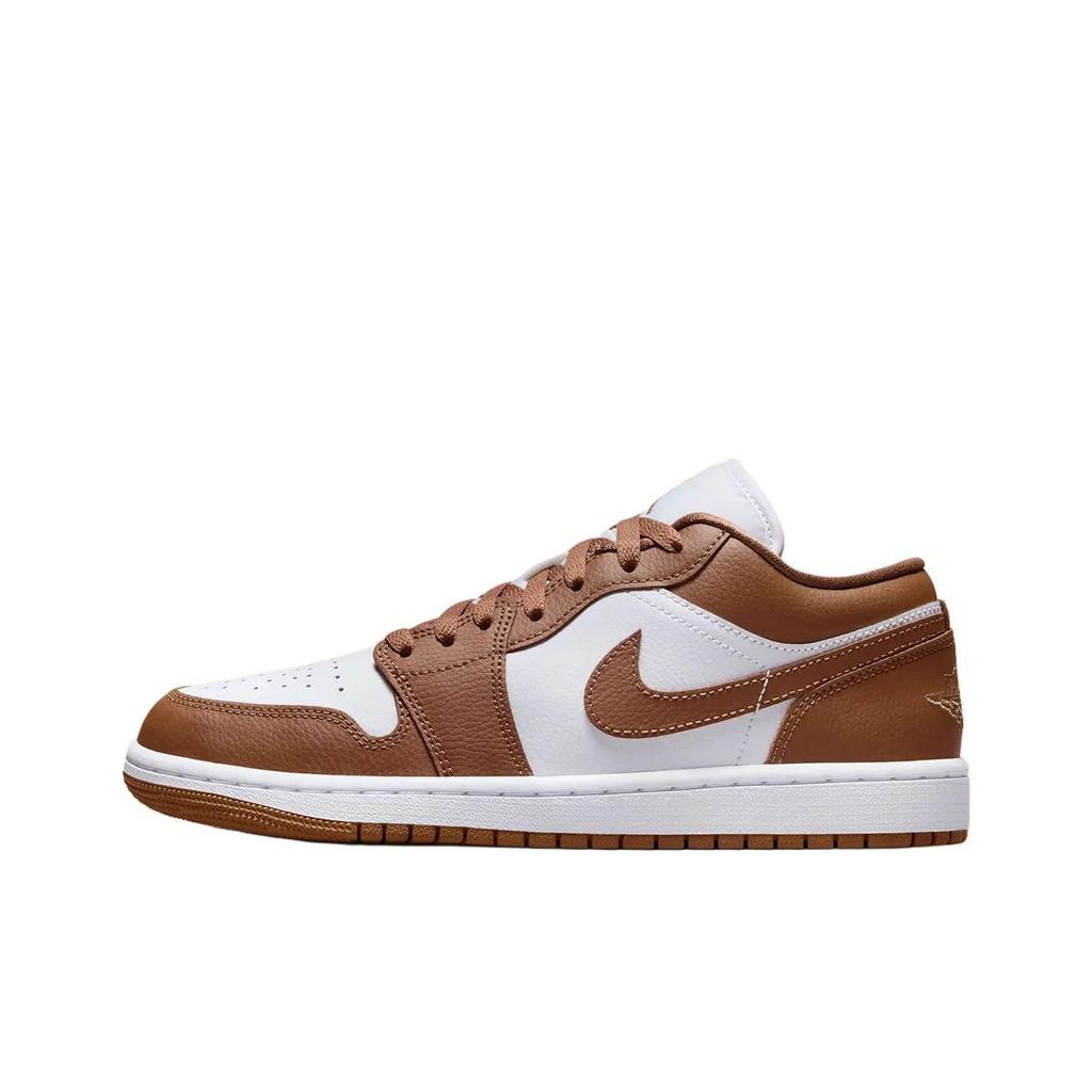 Air Jordan 1 Low Archaeo коричневые женские кроссовки белые DC0774-202
