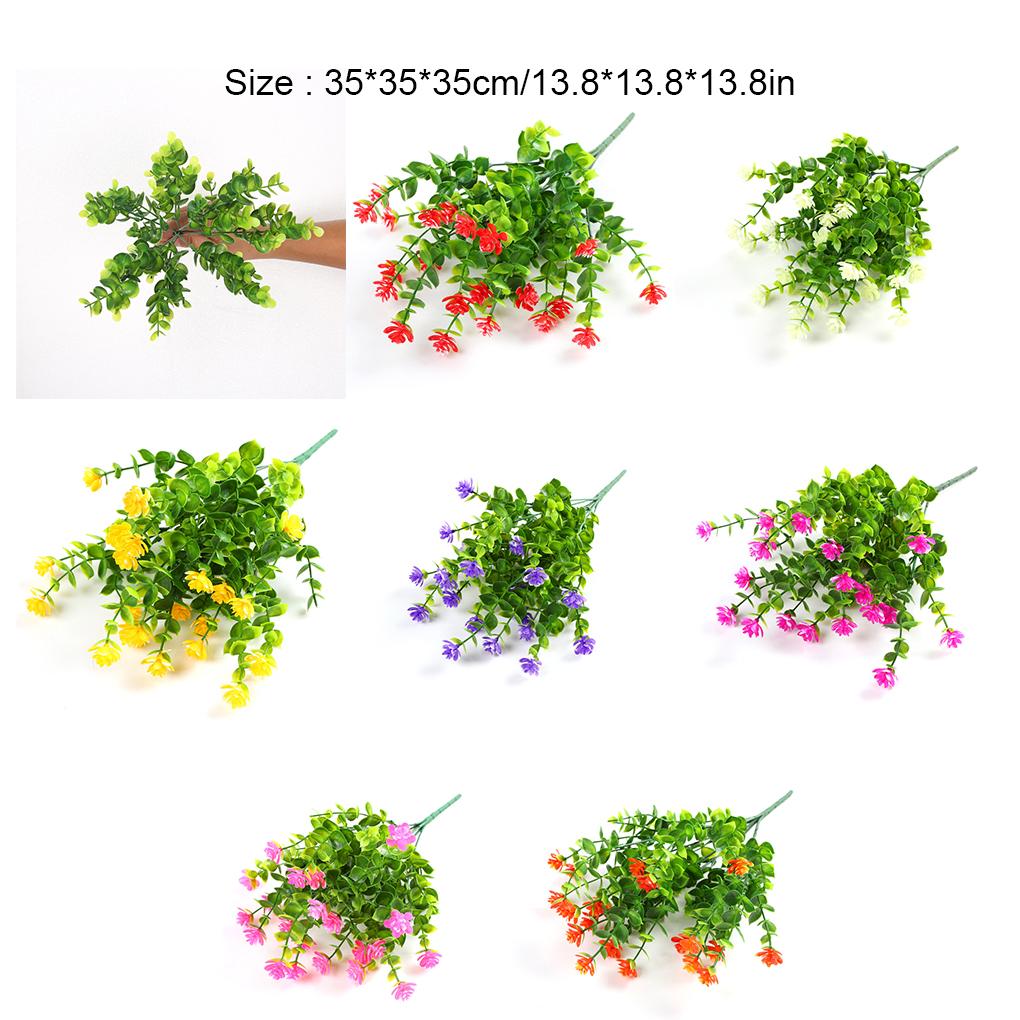 Цветочные пластиковые растения настенные подвесные наружные украшения Компактный размер Мастерство Функциональный Экономия места Домашний декор