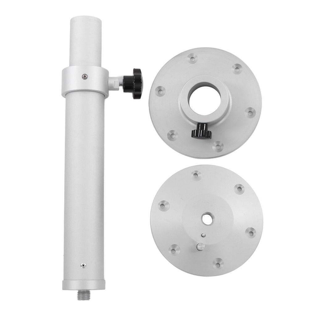 Съемная ножка стола 445-685 мм регулируемая по высоте телескопическая из алюминиевого сплава матовое серебро для дома на колесах яхты