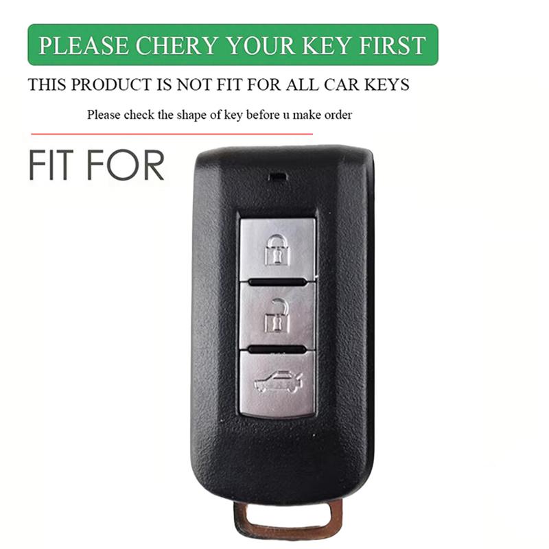Car Silicone Key Case Bag Key Shell For Mitsubishi Outlander Pajero Lancer EX Evolution X Ralliart Asx L200 Triton Colt