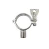 1/2" BSP Наружная Резьба X Fit 1/2" 3/4" 1" -12" Дюймов 12.7-305мм Диаметр Трубы Нержавеющая Сталь 304 Зажим-Кронштейн-Подвеска для Трубы Санитарный