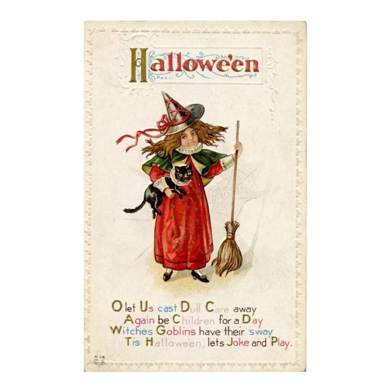24 шт., набор поздравительных открыток на Хэллоуин, винтажная открытка на Хэллоуин для вечеринки в честь Хэллоуина, принадлежности для поздравительных открыток