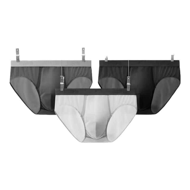 Мужские трусы-боксеры из ледяного шелка Bananain 301P, 3 шт.