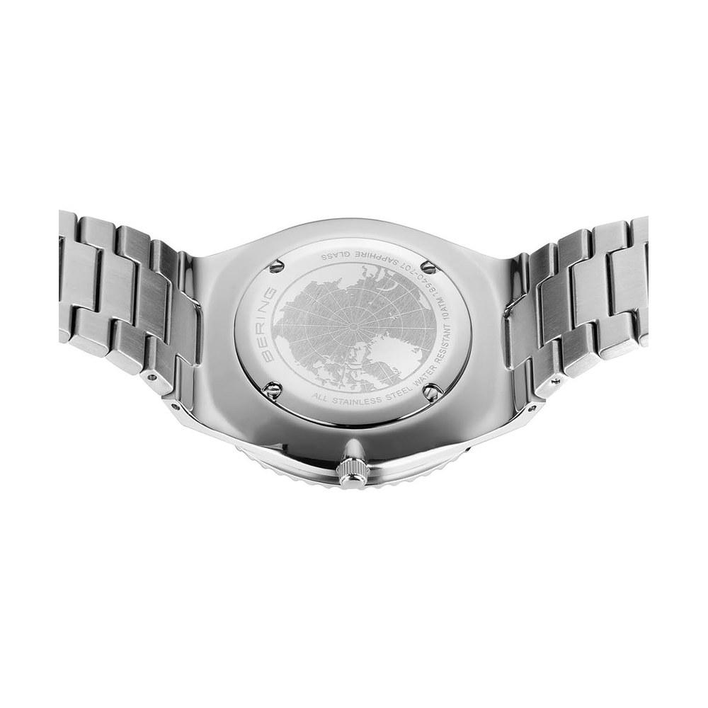 Bering Arctic Collection Unisex Analog Quartz Watch Link Band 18940-707 Sapphire Glass Scratch-Resistant Shatterproof Long-Term Warranty