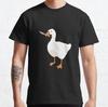 Mischievous Goose with Knife Funny Gift Idea Classic T-Shirt S-3XL
