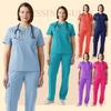 Разноцветный больничный скраб-костюм для женщин, одежда для красоты и работы, костюм медсестры для стоматологической хирургии, медицинские скрабы, униформа, хирургические костюмы