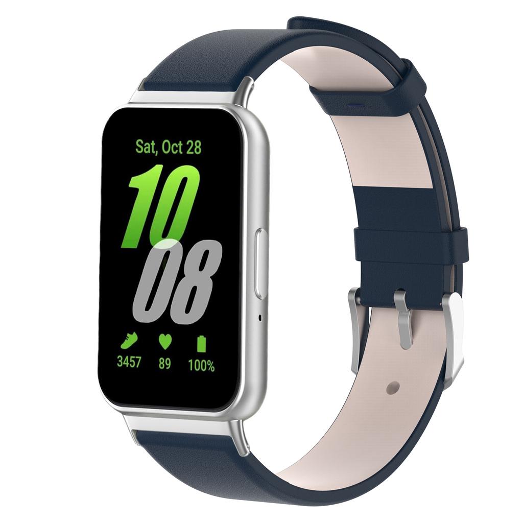 Для Samsung Galaxy Fit3 SM-R390 Сменный ремешок на запястье Регулируемый кожаный ремешок для часов