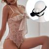 Comfortable Oral Gag Bondage Mouth Gag, Breathable Ball with Adjustable Strap for Couples, Sensual Props Adult BDSM Role Play Toy, Unisex Sex Toy Men