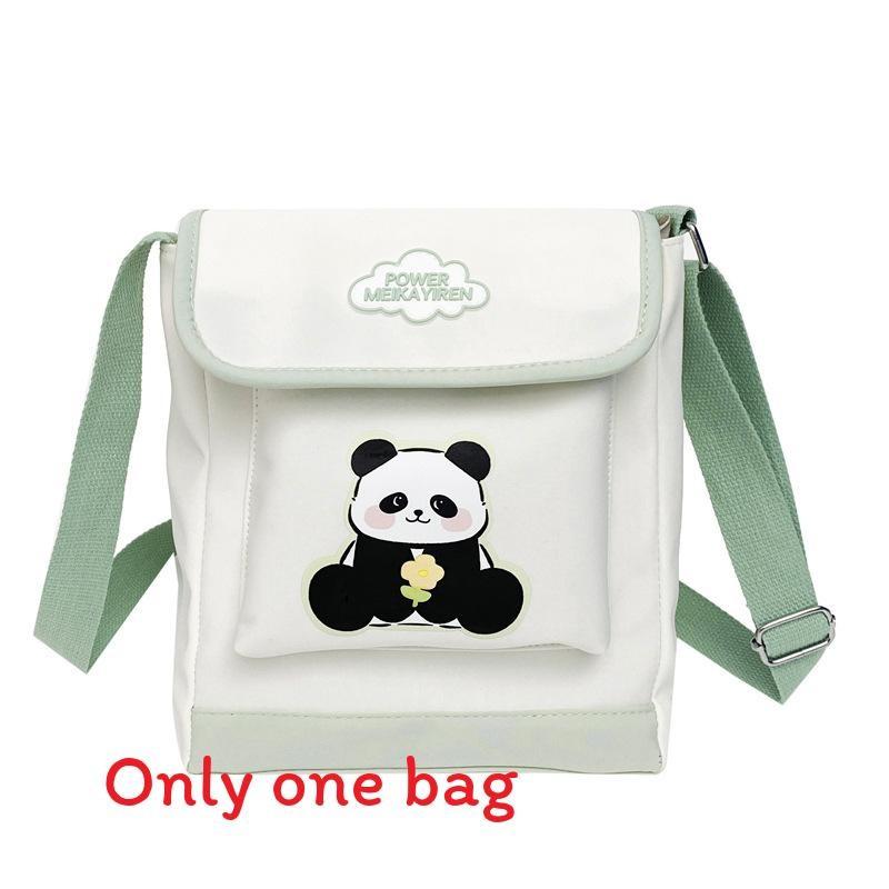 Милая холщовая сумка кроссбоди с животным принтом для детей для школы и прогулок