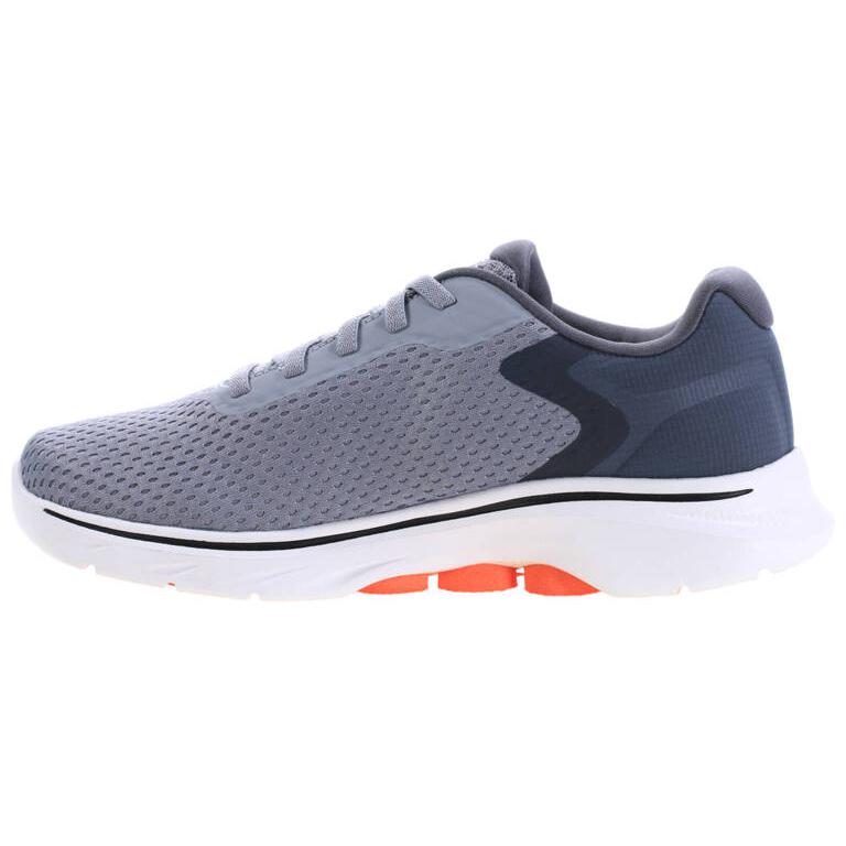 Skechers Go Walk 7 Удобные Универсальные Низкие Повседневные Кроссовки Мужские Серый 216636-GYOR