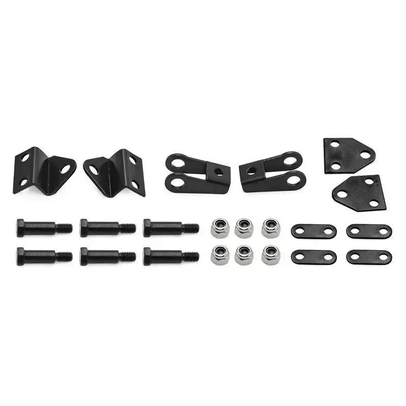 Set of Aluminum Alloy Front and Rear Suspension Hanger Brackets for TAMIYA 1/14 Tractor Truck Model Cars Modification Parts