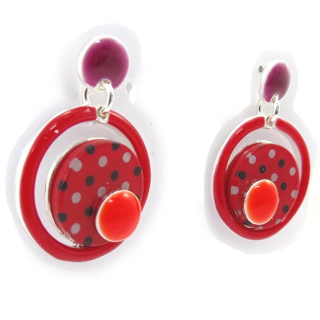 NOA [K0231] — Дизайнерские локоны «Колорирование» красно-розовые.