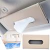 Car Sun Visor PU Leather Tissue Holder Mask Holder Sun Storage Auto Interior Visor Holder Accessories Car Decoration S4V8
