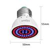 60 Вт 45 Вт 12 Вт 9 Вт светодиодная фито гидропонная лампа для выращивания растений E27 светодиодная лампа для выращивания растений 220 В 110 В УФ-лампа для выращивания растений и рассады