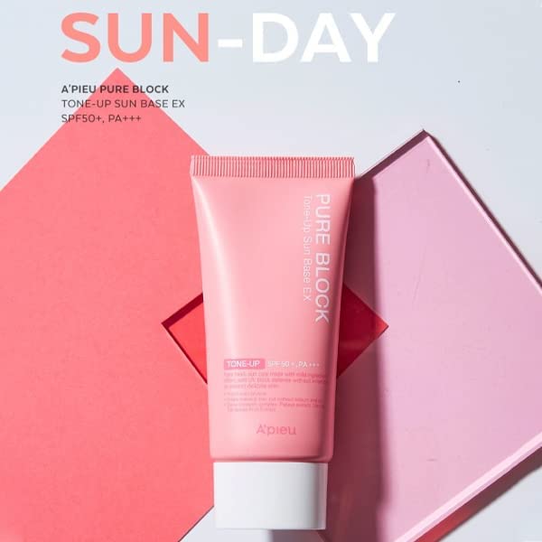 [Apieu] Pure Block Tone-Up Sun Base EX SPF50+ PA+++ 50мл