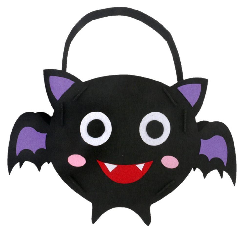 Trick Or Treat Halloween Candy Bag Halloween Decoration Gift Basket Party Halloween Bag For Kids