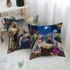 Jesus Series Waterproof Linen Blend Pillowcase Throw Pillow Cover Cushion Cover for Living Room Without Pillow Insert