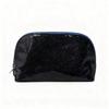 Черная глянцевая косметичка и клатч YSL, женские сумки