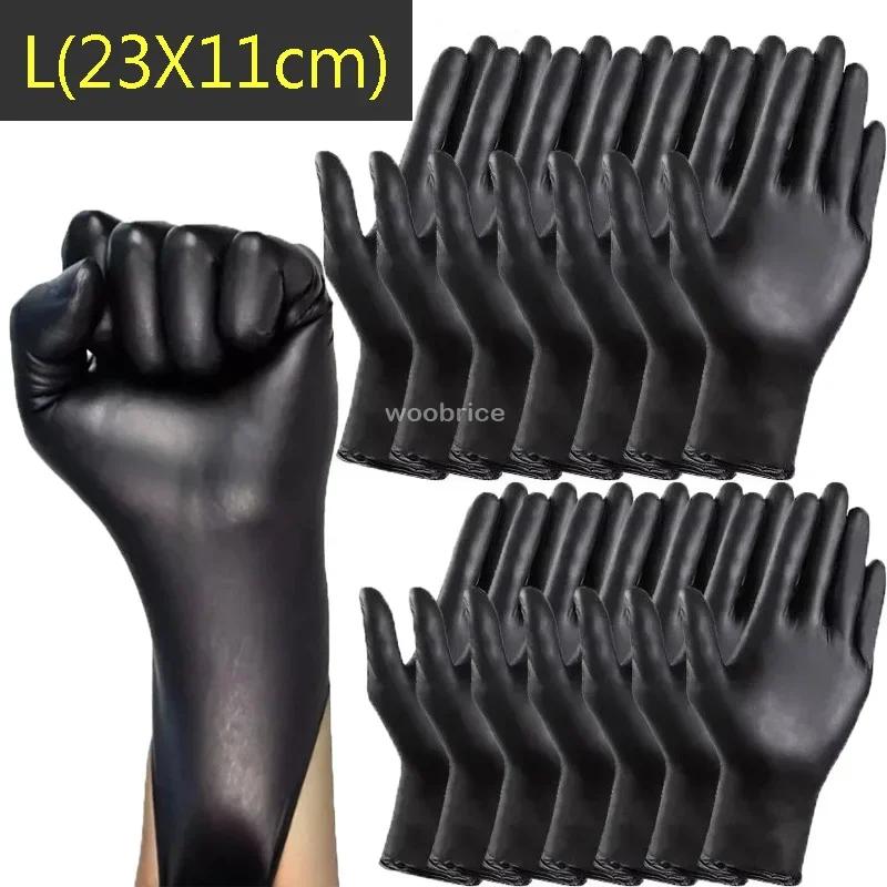 Black Nitrile Gloves Disposable Gloves for Household Cleaning Work Safety Tools Gardening Gloves Kitchen Cooking Tools Tatto