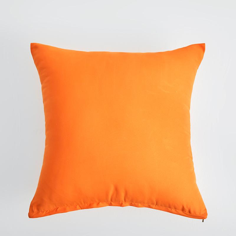 Однотонный отшлифованный чехол для подушки для диванов и гостиных