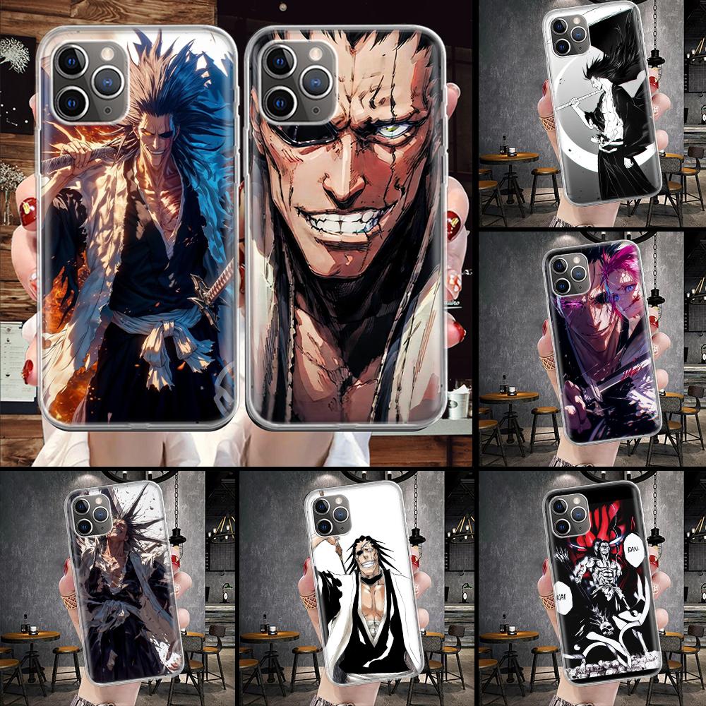 Zaraki Kenpachi Bleach Soft Phone Case For IPhone 11 17 Air 16E 16 Pro Max 15 + 14 Plus 13 Mini 12 Apple 7 SE 8 Fundas Coque 11