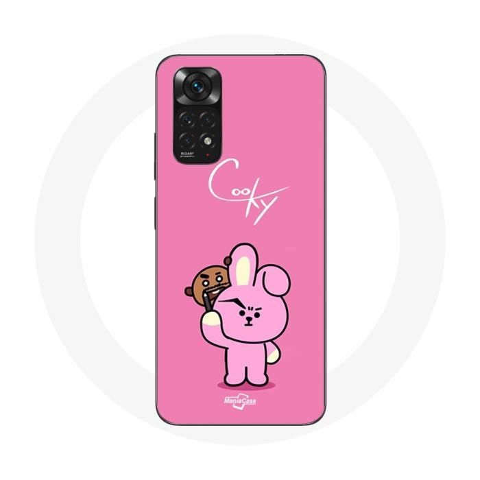 Case for Xiaomi Redmi Note 11 4G BTS Bangtan Sonyeondan BT21 Shooky Suga And Cooky Jungkook