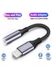 Аудиоадаптер Jack AUX Cable Llightning to 3.5mm Для iPhone 12 13 14 11 Pro XS Max XR 7 8 Разъем для наушников Аудиоаксессуары