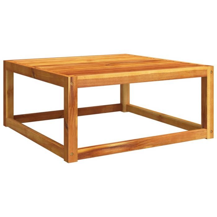 VidaXL Garden Table 65x65x29 Cm Solid Acacia Wood, Garden Coffee Table, Garden Side Table, End Table, 4008157
