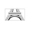 Romantic Paris Eiffel Tower Beautiful View of France DIY Wall Wallpaper Stickers Art Decor Mural Room Decal