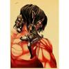 Винтажный классический аниме «Атака Титанов», сезон 4, постер, крафт-бумага, плакаты, настенный художественный декор, домашняя комната, бар, художественная роспись, настенные наклейки