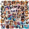 55 Colorful Graffiti Animal Graffiti Stickers Guitar Laptop Suitcase DIY Waterproof Stickers