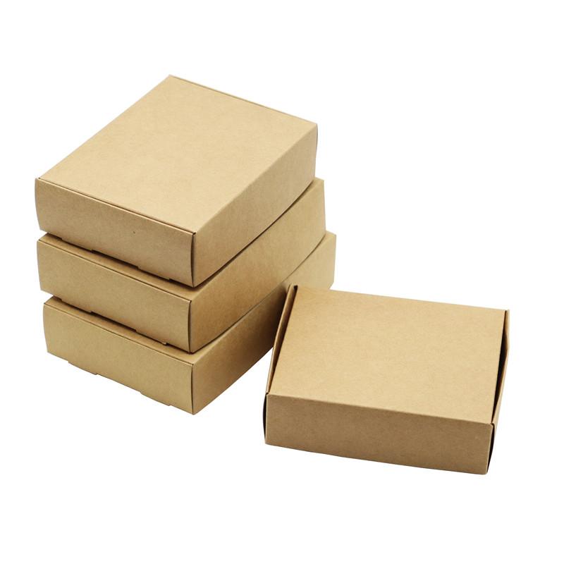 10/20/50 шт./лот, коробка из крафт-бумаги, упаковка для свадебной вечеринки, небольшой подарок, конфеты, подарочная упаковка, коробки для мероприятий, крафт-коробка