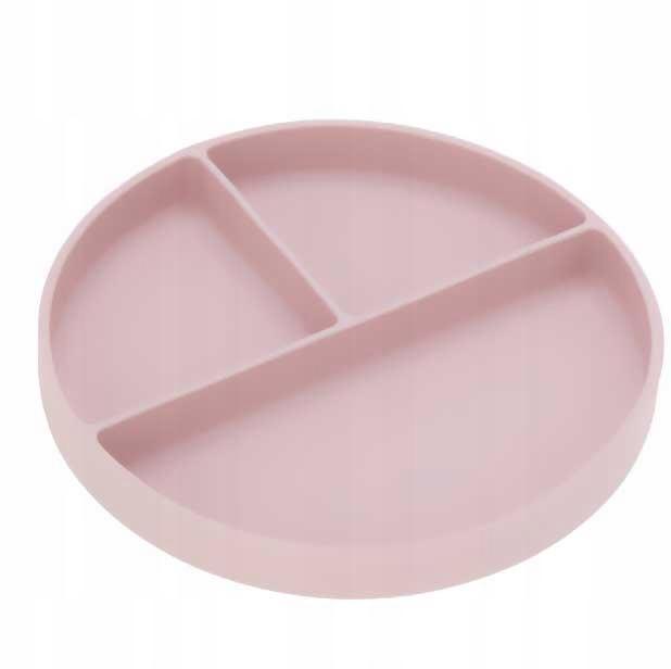 Silicone Plate with Compartments for Kids, Various Colors, 1pc