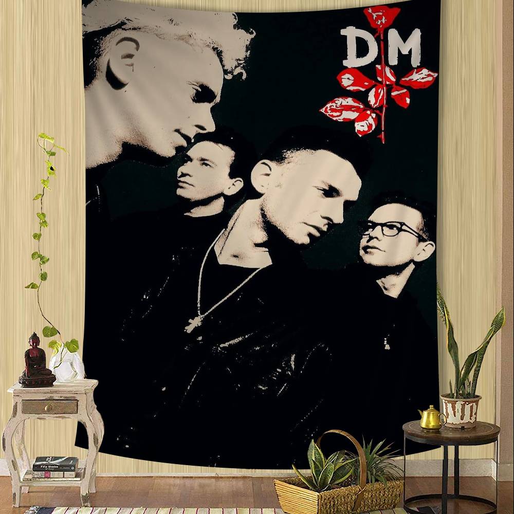 Группа Рок D-Depeche M-Mode Певец Красочный Гобелен Настенный Бохо Настенные Гобелены Мандала Настенное Искусство Декор
