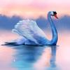 50X50 см алмазная живопись 5D Лебедь полная дрель квадратная Алмазная вышивка животных наборы для вышивки крестом из бисера DIY стразы настенное искусство