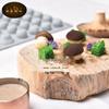 Силиконовые формы для шоколада для молекулярной гастрономии: Французское ажурное кружево и дизайн с листьями деревьев