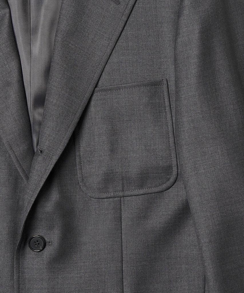 Bants Worsted Wool 3B Single Jacket - Grey