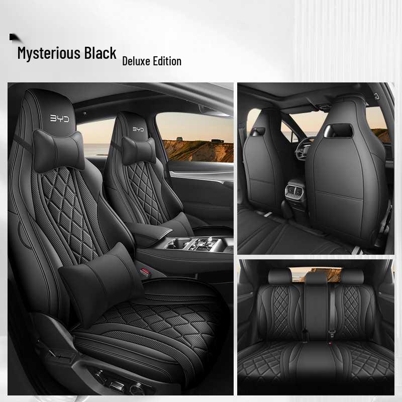 Всесезонные чехлы на сиденья из кожи с полным покрытием для BYD Hiace 07ev